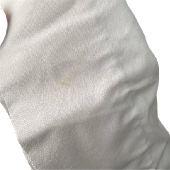 Vintage Style White Baby Dress with Red Accents & Back Buttons Size 6 Months - Picture 9 of 9